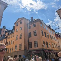 Some windows are painted on to avoid the medieval window tax