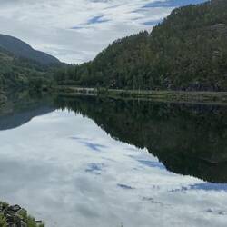 Beginning of train ride thru Southern Norway