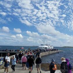 wäre es ohne sie schöner gewesen? Wir haben sie gar nicht bemerkt bei all dem Blau und Türkis