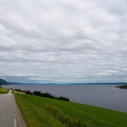 40 km entlang des Trondheimfjords