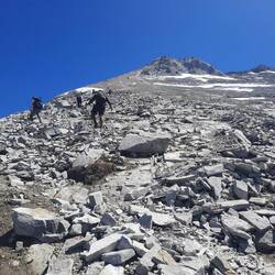 Der Weg hoch