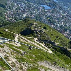 The start or the 1331 stairs back down - it was VERY steep