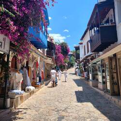 Die Gassen vom Städtchen Kaş