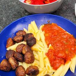 Abendbrot, das erste Mal Köttbullar