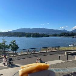 Schlechtestes Crêpe, das ich je gegessen habe, aber die Aussicht war super😄