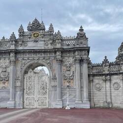 Drove past one of the entrance of Dolmabahce Palace.