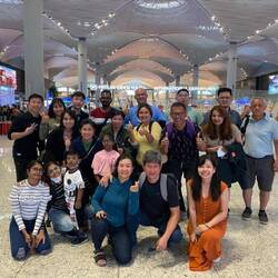 Last group pic before immigration. There are some missing ppl in d group. Bye!