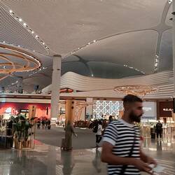 The only attempt to take a pic of the huge IST airport.