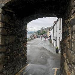 Harbour entrance through the town wall