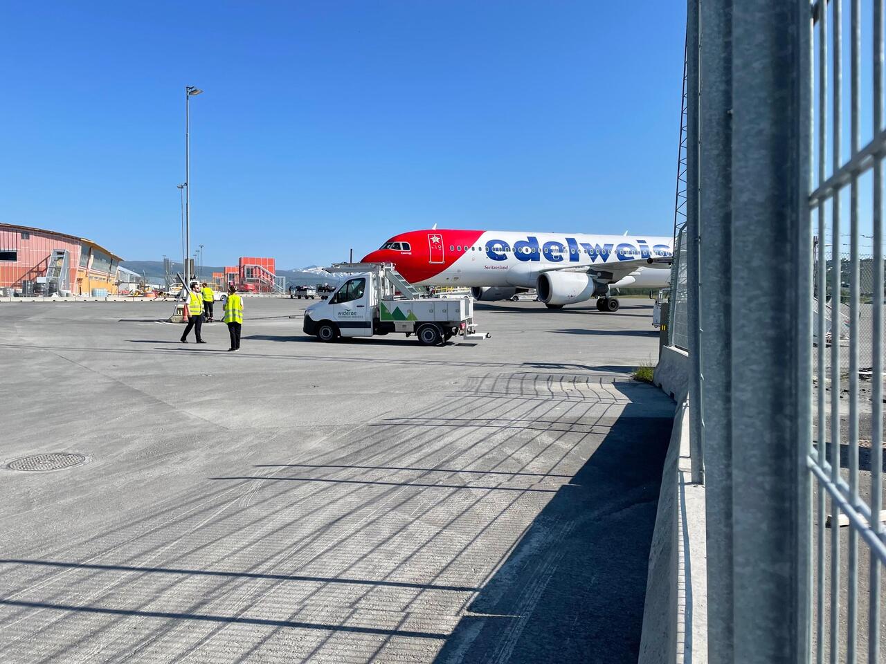 Unser Flieger "Kaiseregg"