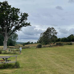 Mein heitiger Zeltplatz, ist schön hier