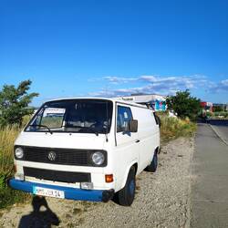 Unser Stellplatz in Koper, 800 Meter vom Strand entfernt