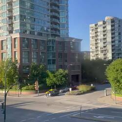 Meine täglicje Fahrt mit dem Skytrain nach Downtown