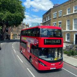 Classic double decker London bus