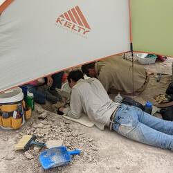 les restes d'un Archaerotherium