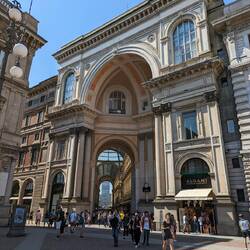 Entrance to Galleria Vittorio Emanuele II