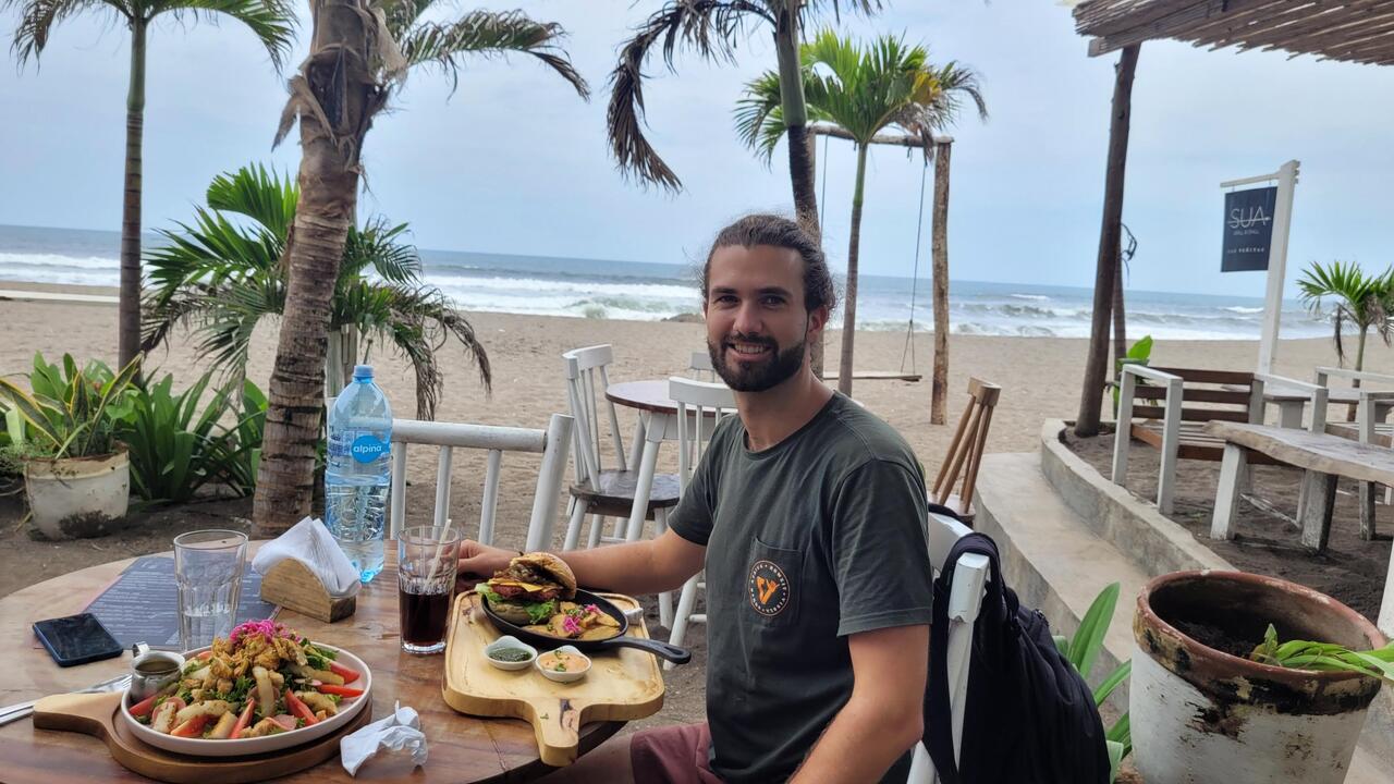Fein Esse am Strand🤤