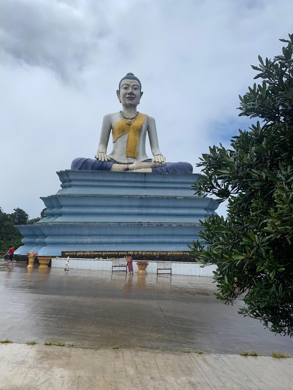 Big white buddha.
