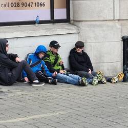 Waiting for the bus