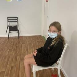 Millie saw a doctor after having a sore ear at night and still caughing. It was the flu!