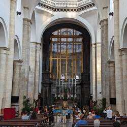San Giovanni with a Youth Orchestra giving a concert.
