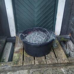 An der Hütte von Maurius, das besagte Fischertnetz