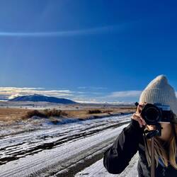 Janice prend les rennes de la prochaine empreinte... 📸