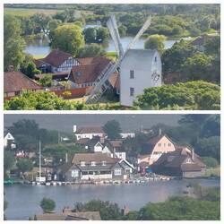 Views of the Meare from the top of the house