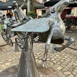 Zeus und der Pegasus in Brügge