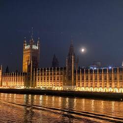 Parliament at night