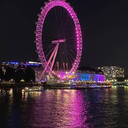 The London Eye at night