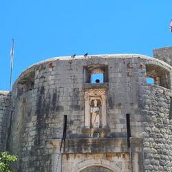 Dubrovnik city walls - solid, honest, old