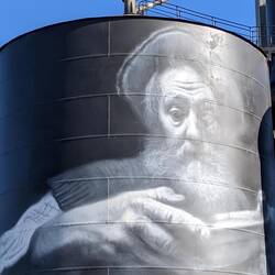 Silo art in St Arnaud