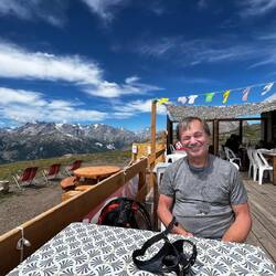 Auf dem Col de Granon - auch Etappenziel der Tour de France