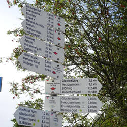 Start meiner 11. Etappe in Hebelhof