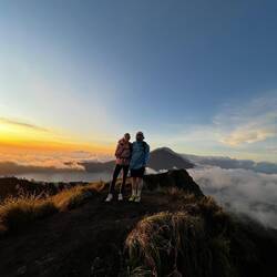 At the top!