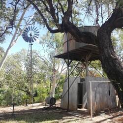 Gravity fed water at the Bullita Homestead