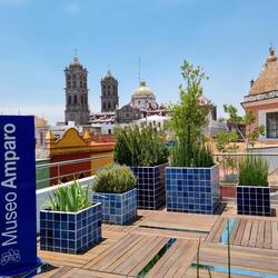 Dachterasse des Amparo-Museums