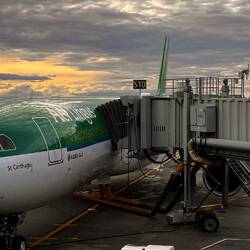 Our Aer Lingus plane