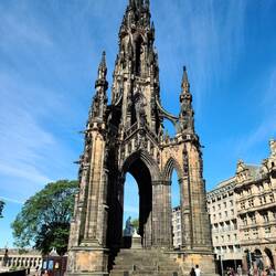 Walter Scott's Monument. Apparently you can climb it. Next time.