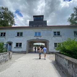 Entrance to Dachau Concentration Camp