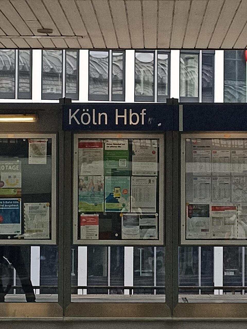 Last change of the day, Köln to Andernach. I'm ahead of schedule.