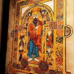 Copy of one folio from The Book of Kells