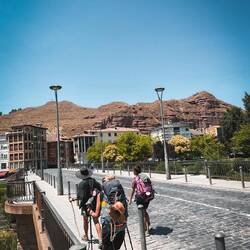 Arriving in Nájera