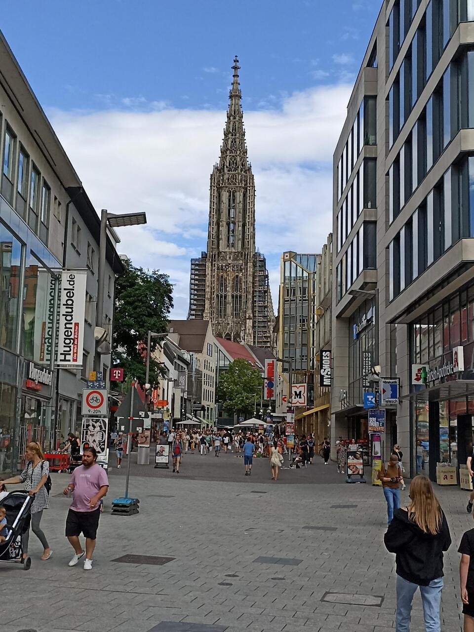 Tallest steeple in the world, 161 meters, 768 steps.