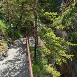 View of the outside portion of the walkway