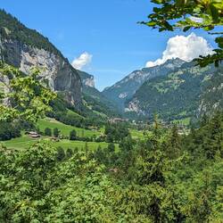Landscape around the falls