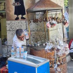 Traditional coffee seller