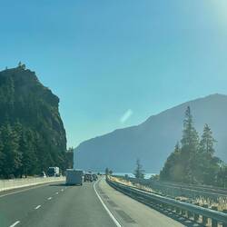 Driving west from Hood River, OR