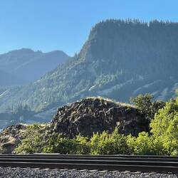 Heading west by Cascade Locks, OR